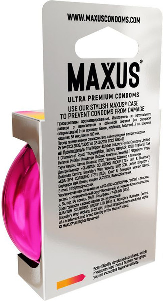 Изображение товара Презервативы Maxus Exotic Mix гладкие ароматизированные 0901-066 (3шт)