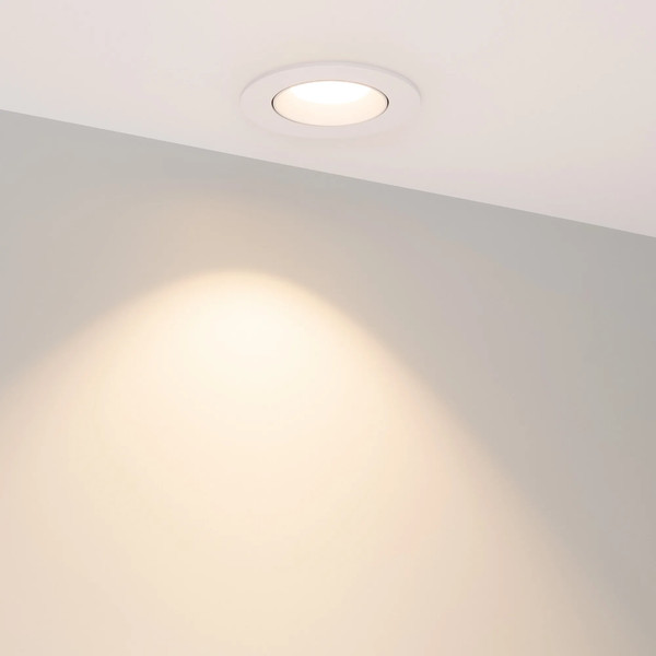 Изображение товара Точечный светильник Arlight MS-ATOLL-BUILT-TURN-R94-10W Warm3000 WH 60deg / 044603