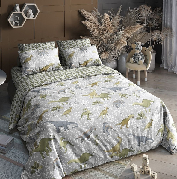 Изображение товара Комплект постельного белья LUXOR Тинейджер Юрский период 1.5сп (поплин)