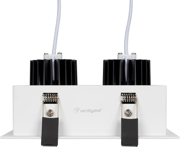 Изображение товара Точечный светильник Arlight CL-KARDAN-S180x102-2x9W Warm WH 38deg / 024127