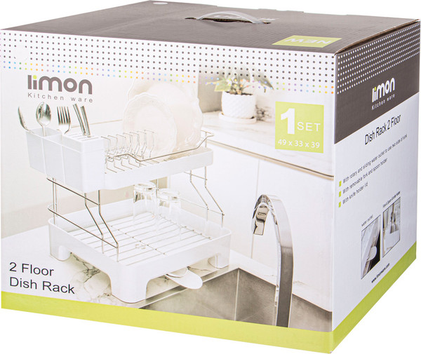 Изображение товара Сушилка для посуды Limon 166-181 (белый)