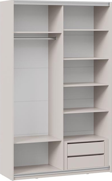 Изображение товара Шкаф-купе ТриЯ Оскар Т2 1400 / 271168 (ручка серебро/кашемир)