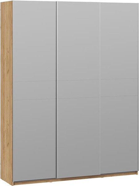 Изображение товара Шкаф-купе ТриЯ Оскар Т2 1800 / 271186 (ручка серебро/дуб крафт золотой)