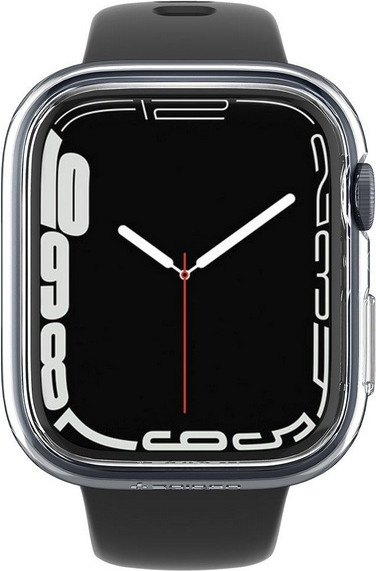 Изображение товара Защитный чехол для умных часов Spigen Thin Fit для Apple Watch 7/8/9 / ACS04179 (Crystal Clear)