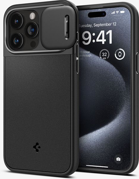 Изображение товара Чехол-накладка Spigen Optik Armor Mag Magsafe для iPhone 14 Pro / ACS07184 (черный)