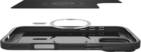 Изображение товара Чехол-накладка Spigen Optik Armor Mag Magsafe для iPhone 16 Pro / ACS08015 (черный)