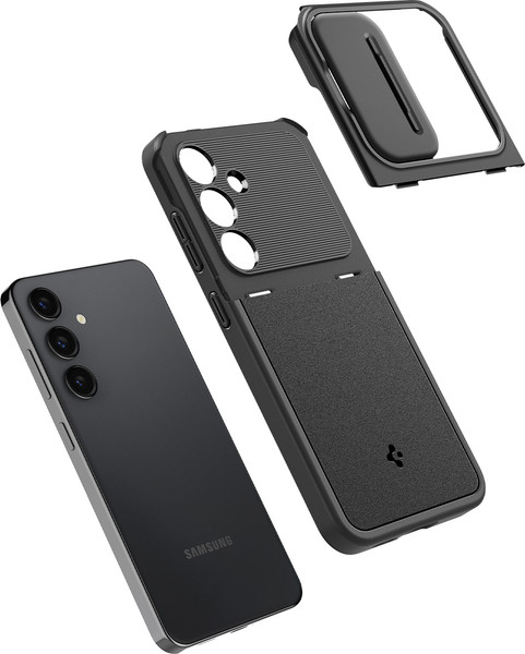 Изображение товара Чехол-накладка Spigen Optik Armor для Galaxy S24 / ACS07363 (черный)