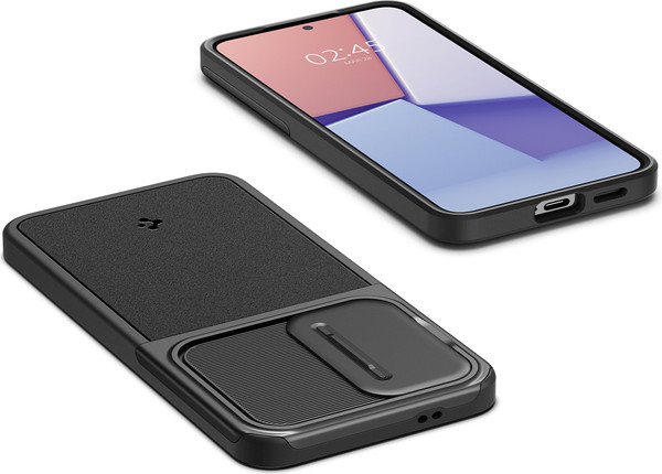 Изображение товара Чехол-накладка Spigen Optik Armor для Galaxy S24 / ACS07363 (черный)