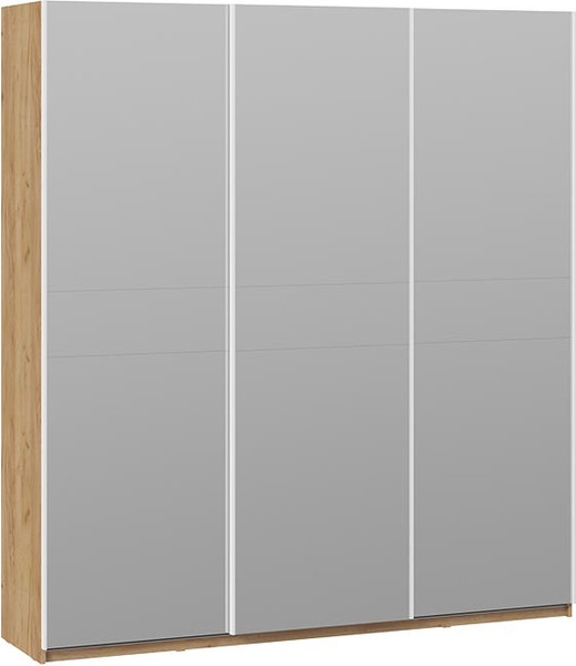 Изображение товара Шкаф-купе ТриЯ Оскар Т2 2100 / 271191 (ручка белая/дуб крафт золотой)