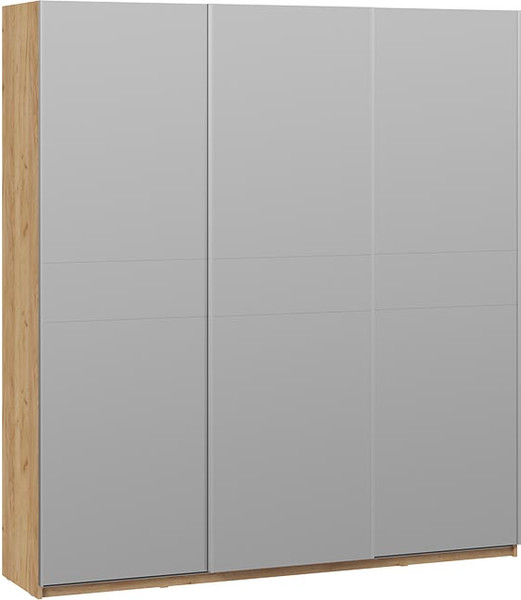 Изображение товара Шкаф-купе ТриЯ Оскар Т2 2100 / 271192 (ручка серебро/дуб крафт золотой)