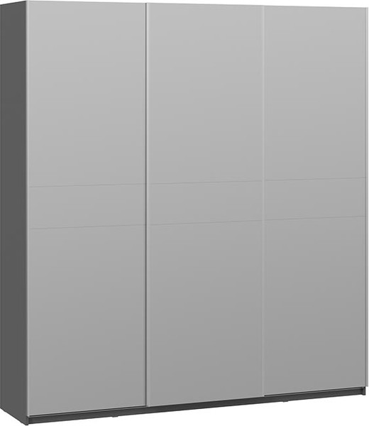 Изображение товара Шкаф-купе ТриЯ Оскар Т2 2100 / 271177 (ручка серебро/серый графит)