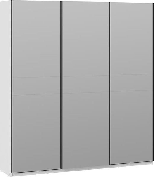 Изображение товара Шкаф-купе ТриЯ Оскар Т2 2100 / 271178 (ручка черная/белый снег)