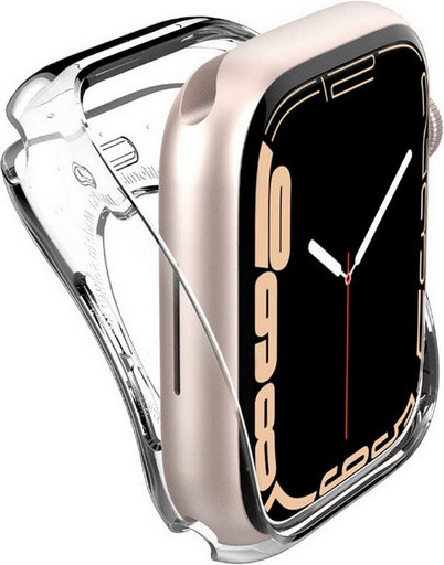 Изображение товара Защитный чехол для умных часов Spigen Liquid Crystal для Apple Watch 4/5/6/7/8/9/SE / ACS04196 (Crystal Clear)