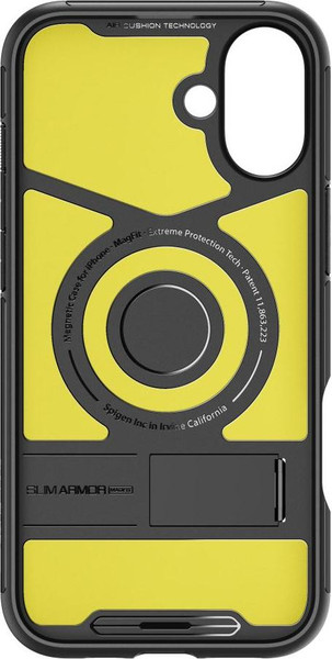 Изображение товара Чехол-накладка Spigen Slim Armor Mag Magsafe для iPhone 16 / ACS08227 (черный)