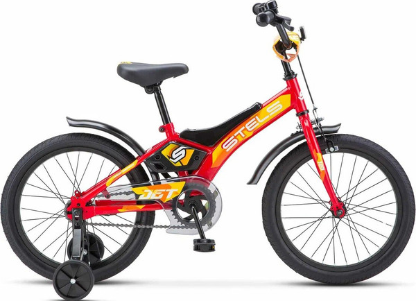 Изображение товара Детский велосипед STELS Jet 18 (10, красный, разобранный, в коробке)