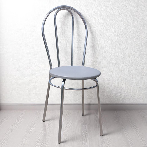 Изображение товара Стул Mio Tesoro Венский (серый/хром)