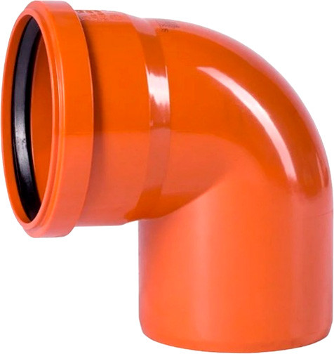 Изображение товара Отвод наружной канализации МультиМирПласт Ду 160х87.5 SN4