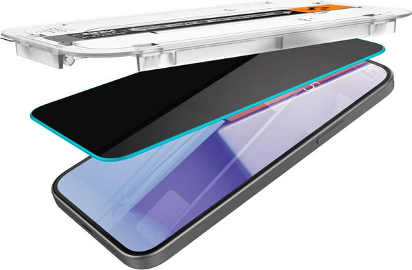 Изображение товара Защитное стекло для телефона Spigen Glas.tr Ez Fit для iPhone 15 / AGL07121 (Privacy)