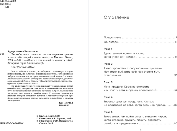 Изображение товара Книга Бомбора Ты выбираешь, твердая обложка (Адлер Алина)