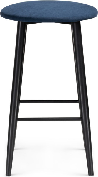Изображение товара Табурет барный Woodville Гангток / 469983 (темно-синий/черный матовый)