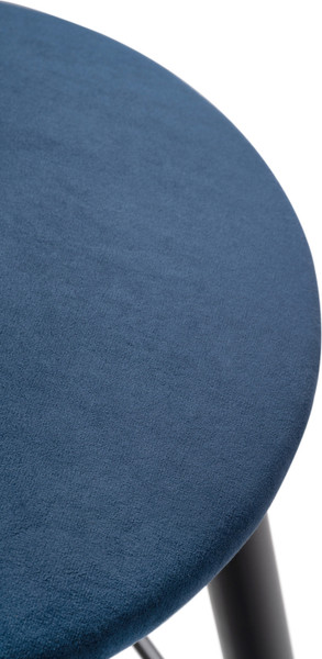 Изображение товара Табурет барный Woodville Гангток / 469983 (темно-синий/черный матовый)