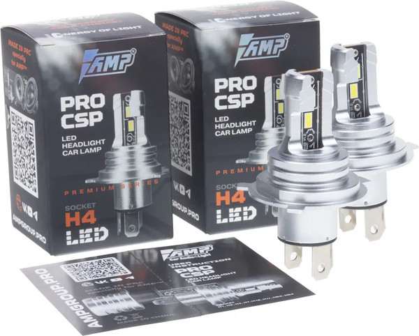 Изображение товара Автомобильная лампа AMP Pro CSP H4