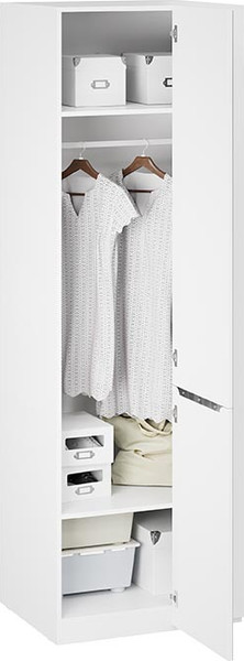 Изображение товара Шкаф ТриЯ Глосс 580 / СМ-319.07.006 (белый жемчуг/белый глянец)