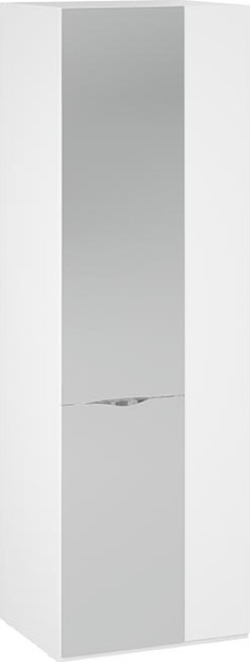Изображение товара Шкаф ТриЯ Глосс 580 / СМ-319.07.007 (белый жемчуг/белый глянец)