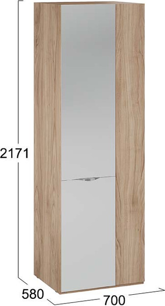 Изображение товара Шкаф ТриЯ Глосс 580 / СМ-319.07.007 (яблоня беллуно)