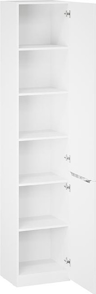 Изображение товара Шкаф-пенал ТриЯ Глосс 366 / СМ-319.07.011 (белый жемчуг/белый глянец)