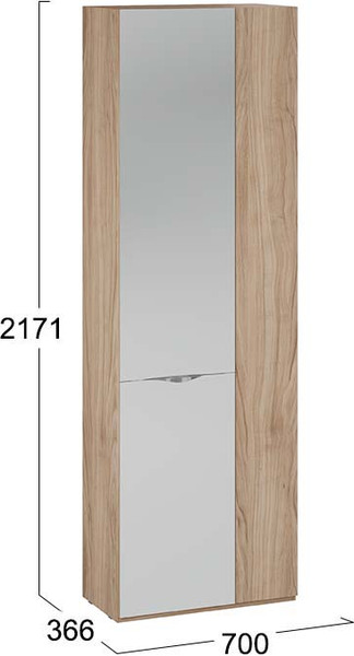 Изображение товара Шкаф ТриЯ Глосс 366 / СМ-319.07.017 (яблоня беллуно)