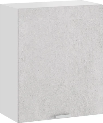 Изображение товара Шкаф навесной для кухни ТриЯ Гранита 1В6 с одной дверью (белый/бетон снежный)