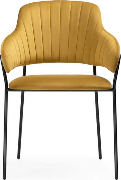 Изображение товара Стул Woodville Инклес / 483856 (желтый/черный глянец)