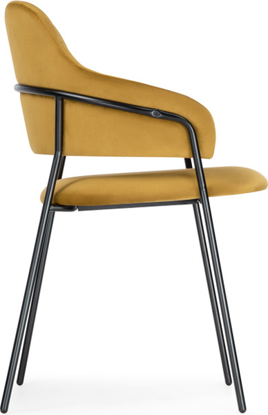 Изображение товара Стул Woodville Инклес / 483856 (желтый/черный глянец)