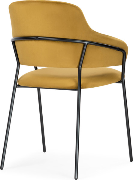 Изображение товара Стул Woodville Инклес / 483856 (желтый/черный глянец)