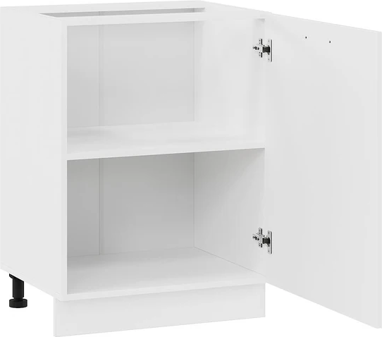 Изображение товара Шкаф-стол кухонный ТриЯ Тиана 1Н6 с одной дверью (белый/белый супермат)