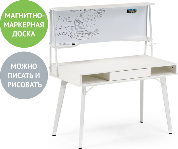 Изображение товара Компьютерный стол Woodville Ivor / 11973 (white)