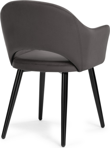 Изображение товара Стул Woodville Апри / 464178 (графитовый/черный глянец)