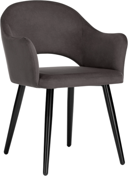 Изображение товара Стул Woodville Апри / 464178 (графитовый/черный глянец)