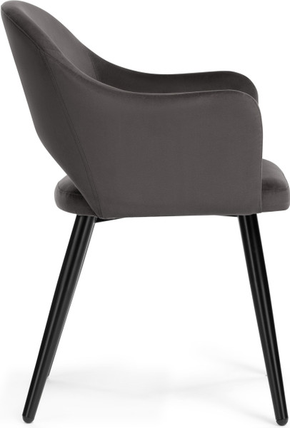 Изображение товара Стул Woodville Апри / 464178 (графитовый/черный глянец)