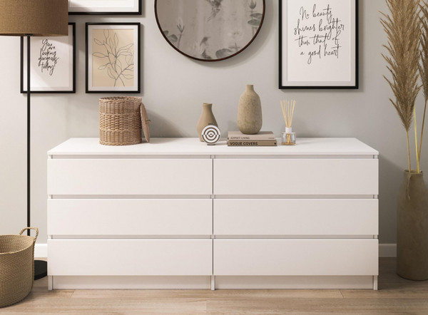 Изображение товара Комод Woodville Мадера К6М / 497489 (белый)