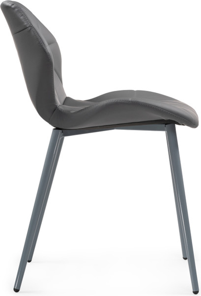 Изображение товара Стул Woodville Вальд / 464192 (экокожа серый/серый глянец)