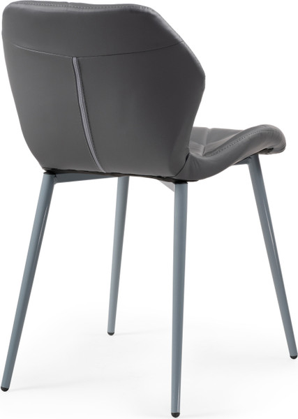 Изображение товара Стул Woodville Вальд / 464192 (экокожа серый/серый глянец)