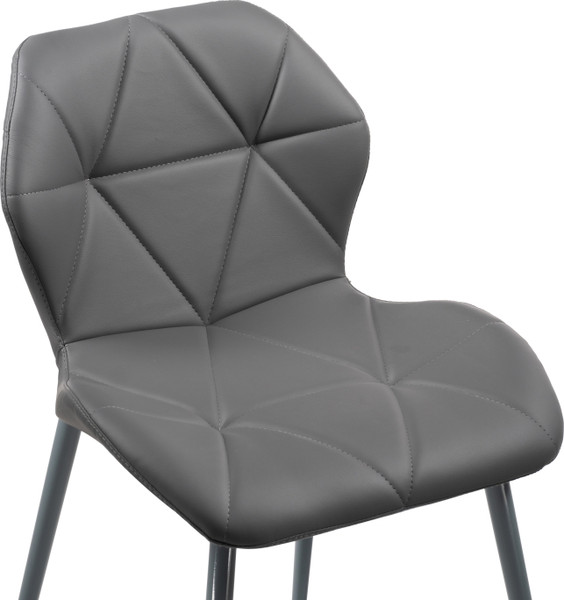 Изображение товара Стул Woodville Вальд / 464192 (экокожа серый/серый глянец)