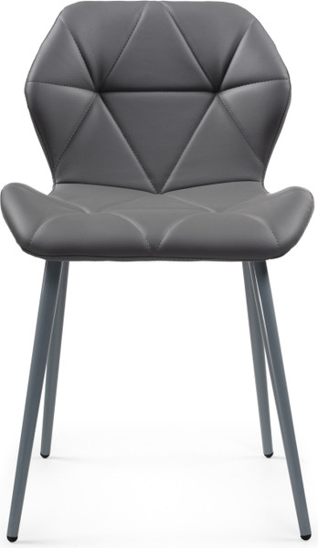 Изображение товара Стул Woodville Вальд / 464192 (экокожа серый/серый глянец)