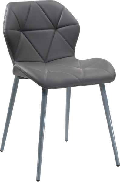 Изображение товара Стул Woodville Вальд / 464192 (экокожа серый/серый глянец)
