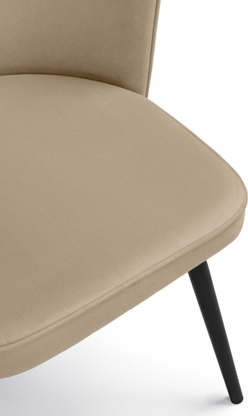 Изображение товара Стул Woodville Фрибур на металлокаркасе / 462401 (Velutto 05/черный)