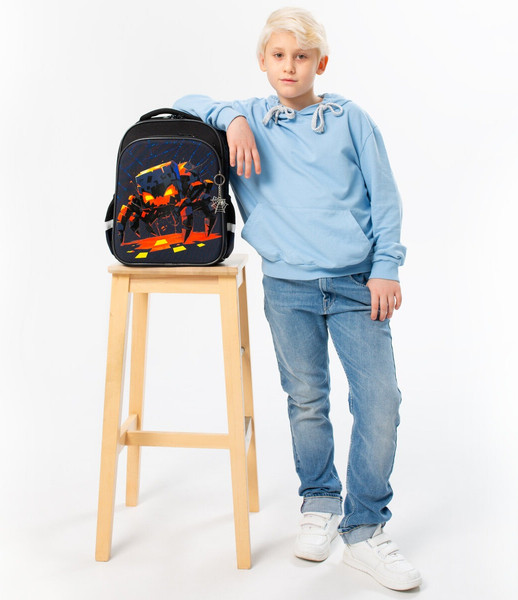Изображение товара Школьный рюкзак Brauberg Quadro. Fire Spider / 273106