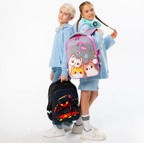 Изображение товара Школьный рюкзак Brauberg Quadro. Fire Spider / 273106