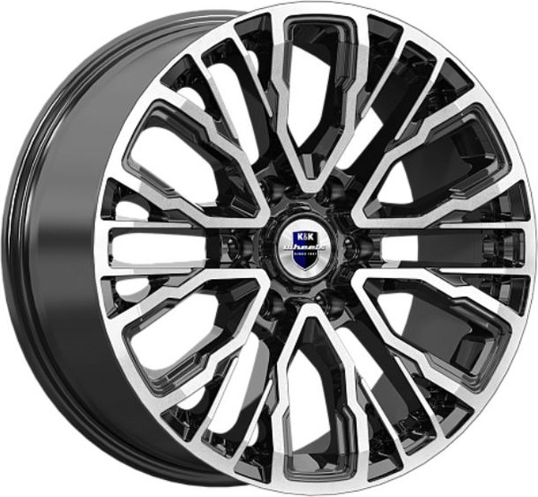 Изображение товара Литой диск K&K Кортес (КС1102) 19x8.5" 6x139.7мм DIA 100.1мм ET 36мм (Алмаз черный)